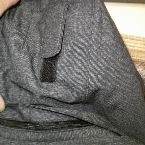 Eddie Bauer Down Waterproof Silver Lining Stadium Coat Sz Medium Charcoal Gray - Picture 6 of 12